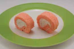 ロールケーキ イチゴ カット/54個   【冷凍】